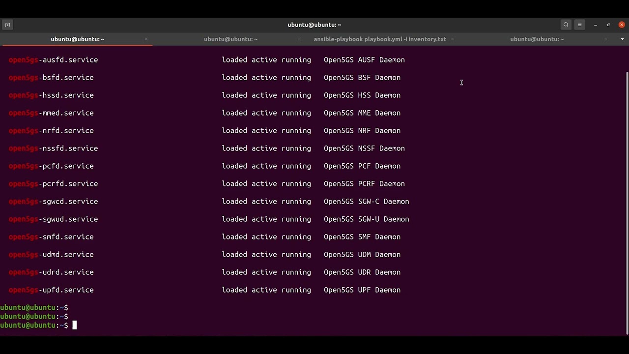 Ansible Open5GS | 5G Core Deployment within 2min | 5G Ran and UE Simulator |