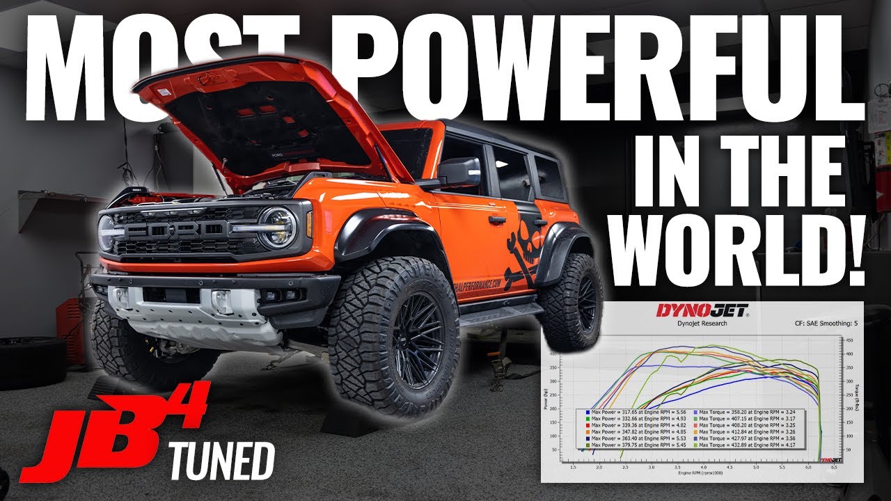 World’s Most Powerful Bronco Raptor?! - JB4 Dyno Testing - 2022 Ford Bronco Raptor