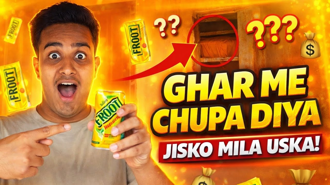 Ghar Me Frooti Chhupa Diya 😱 | Jisko Mila Uska Challenge