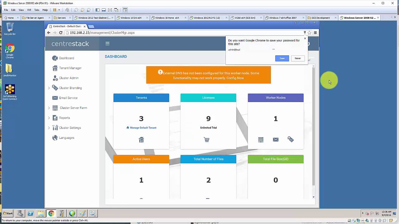 CentreStack Server Agent and Hybrid Cloud
