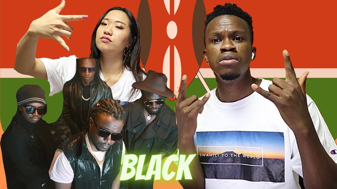BLACK - NAIBOI X NYASHINSKI | Reaction Video + Learn Swahili | Swahilitotheworld