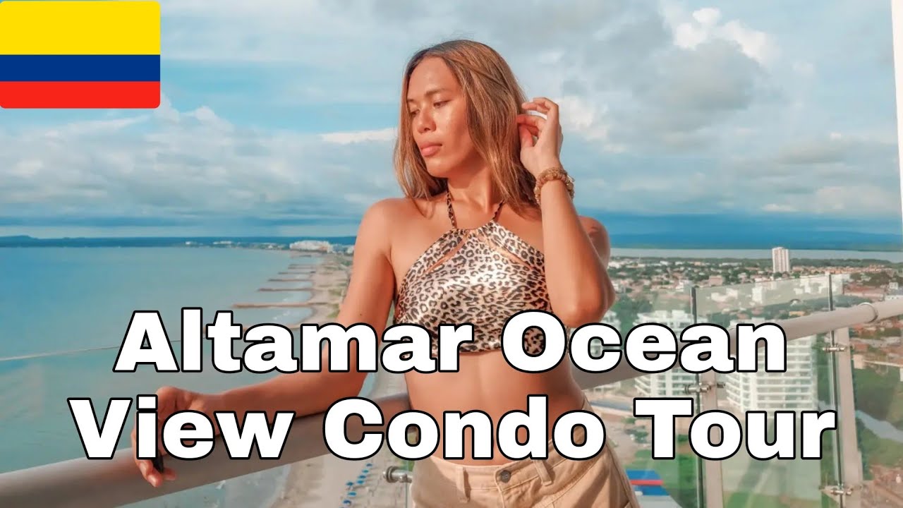 Ocean View CONDO TOUR in Cartagena, Colombia - 4K