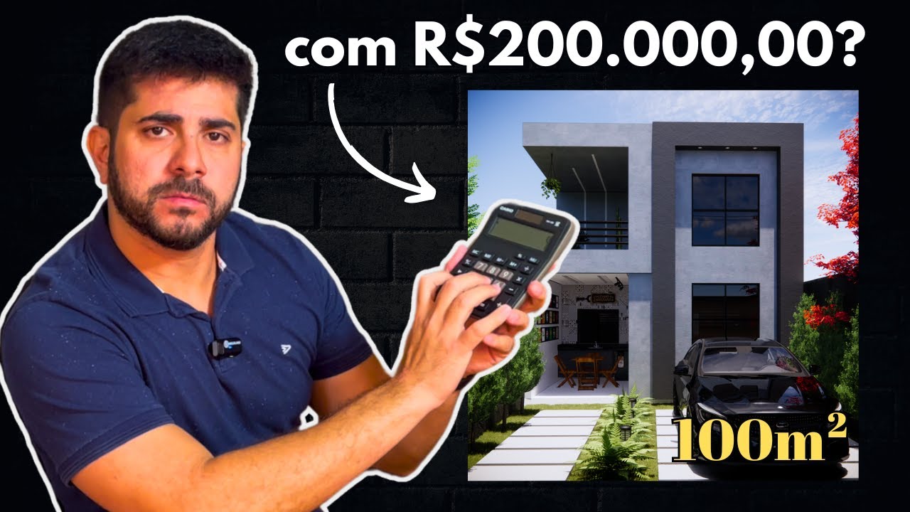 Quanto Custa construir um Sobrado de 100M²?