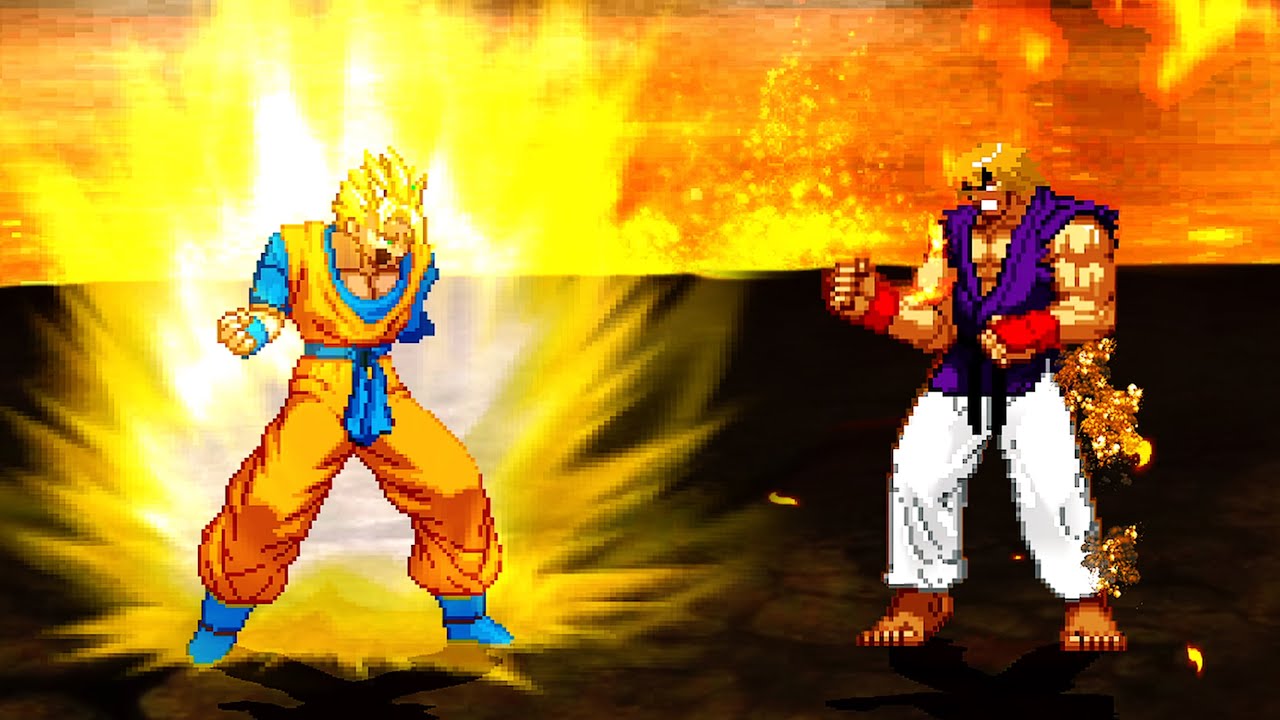Future Gohan Vs. Hyperblaze Ken - Fiery Fists