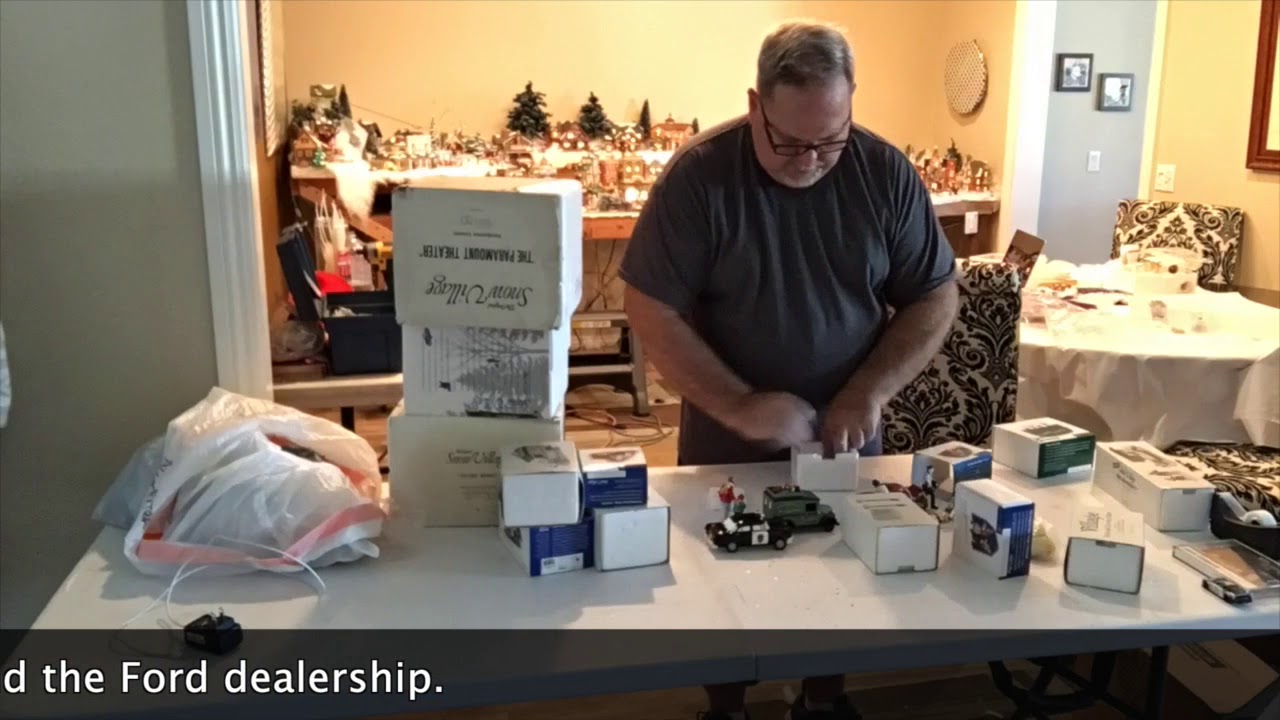 Assemble my Dept. 56 Snow Village 2018