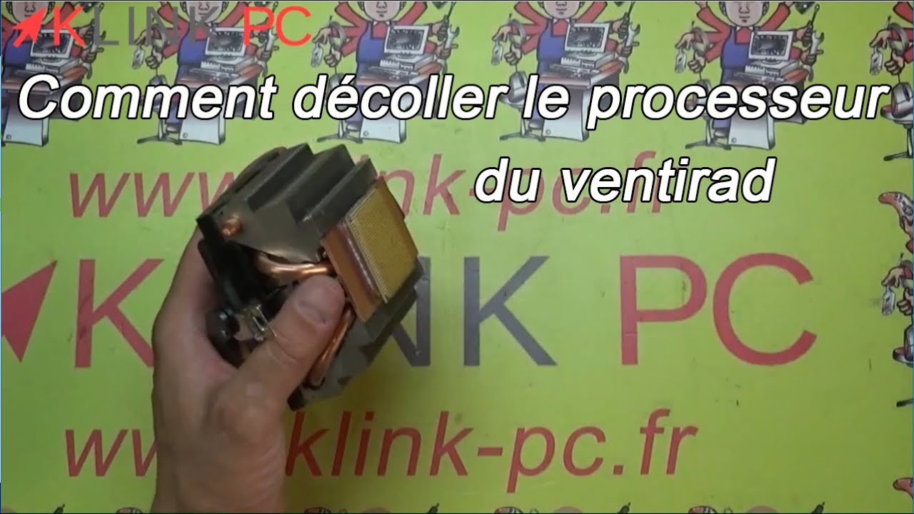 Comment décoller un processeur de son ventirad ( radiateur)