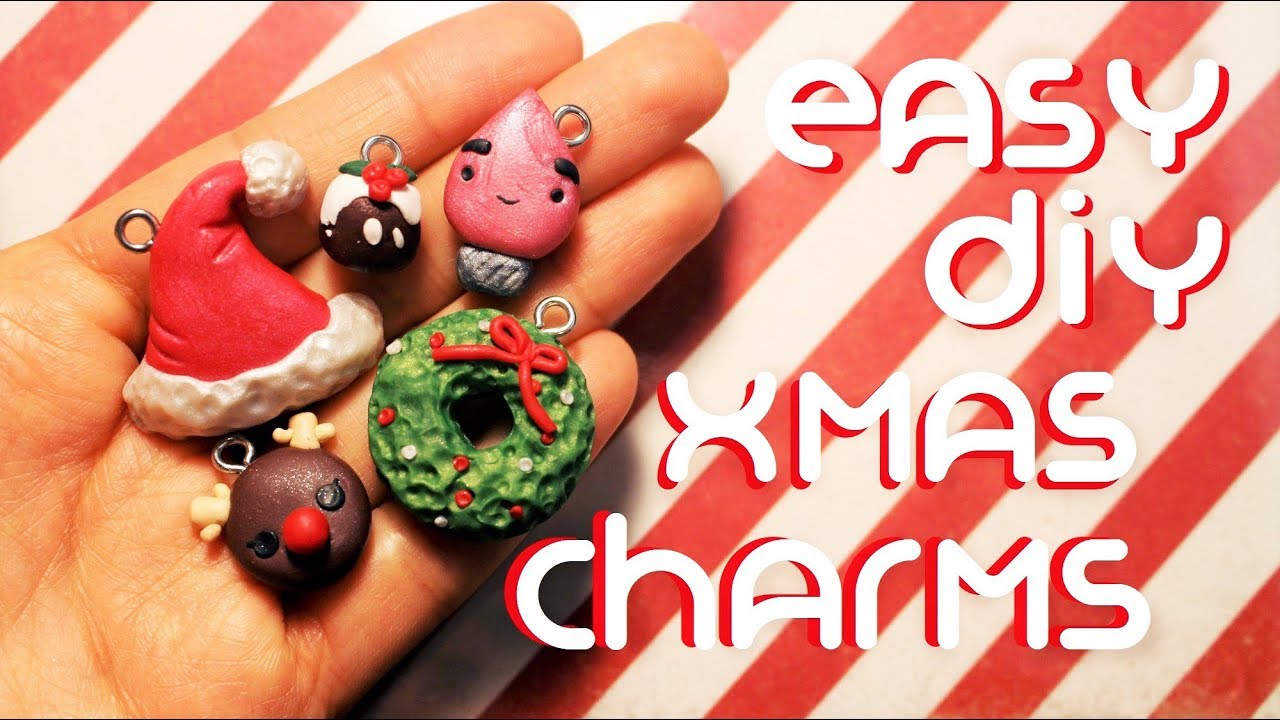 5 Extremely Easy Clay Charms for the Holidays
