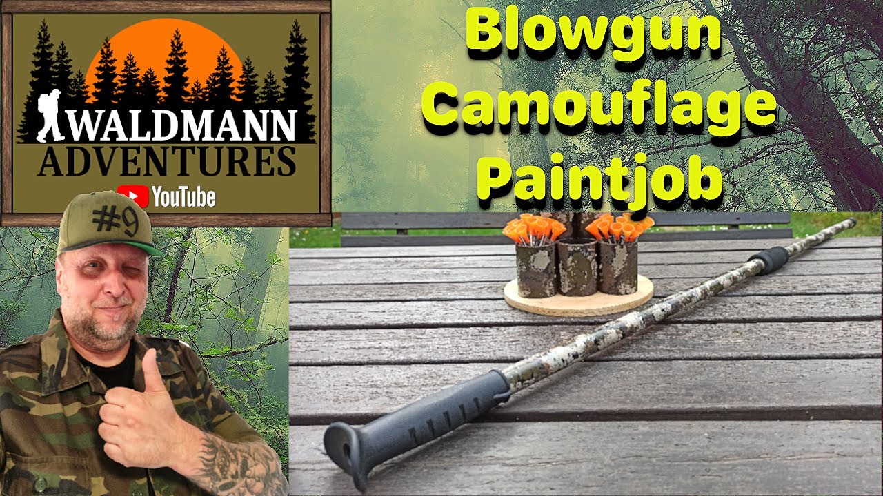 Blasrohr/Blowgun Camouflage Paintjob