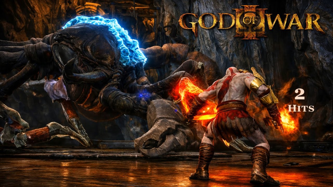 God of War 3 Story Gameplay Part 6 Scorpion Boss Fight Battle 