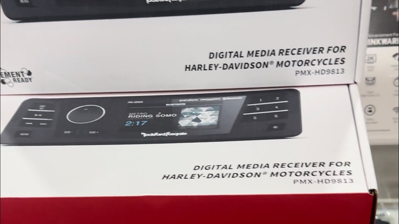 Rockford Fosgate Harley Davidson Radio PMX-HD9813 Unboxing & Set Up