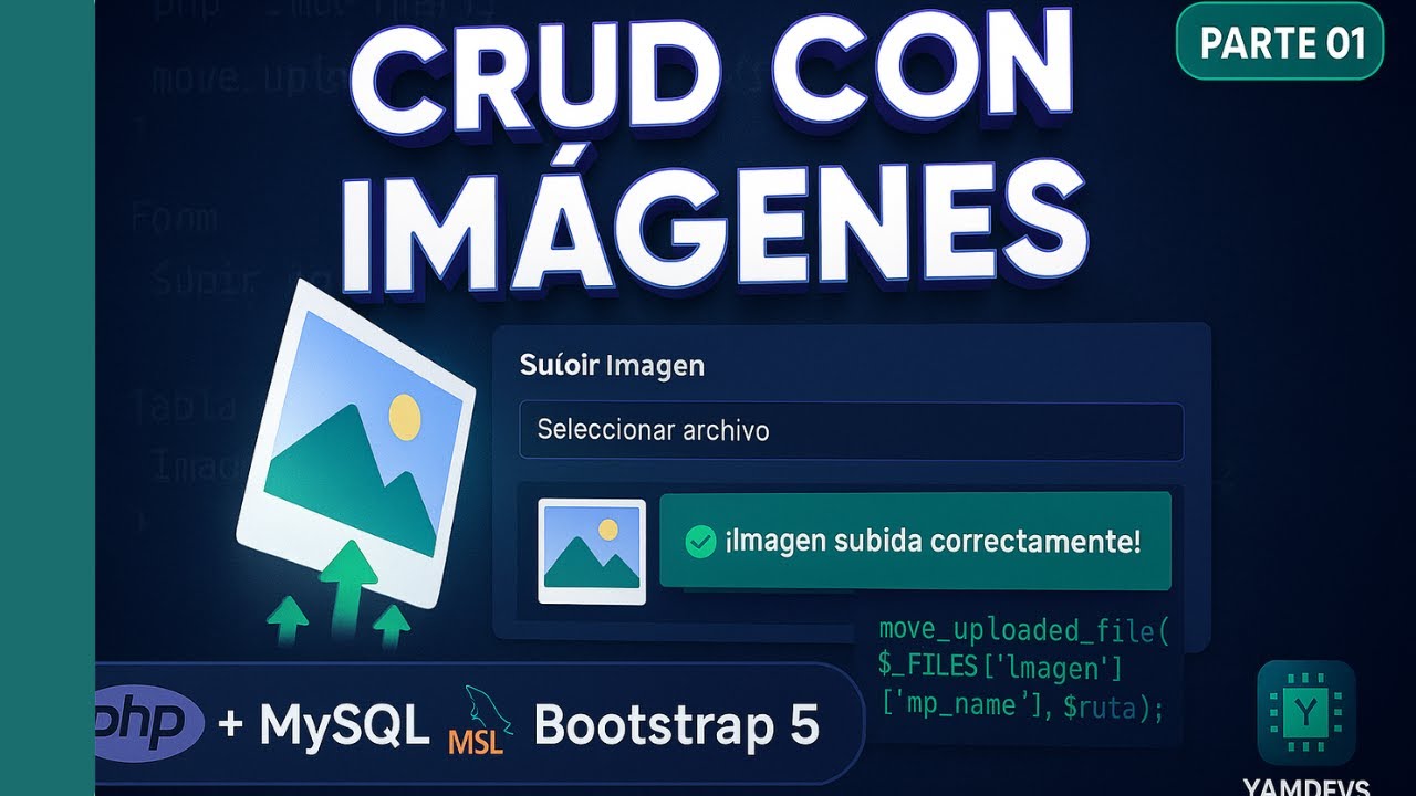 COMO HACER UN CRUD CON IMAGEN EN PHP Y MYSQL || BOOTSTRAP 5 - PARTE 01