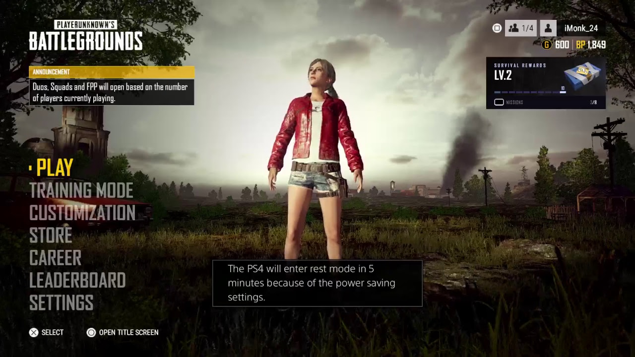 PUBG PS4 in VR