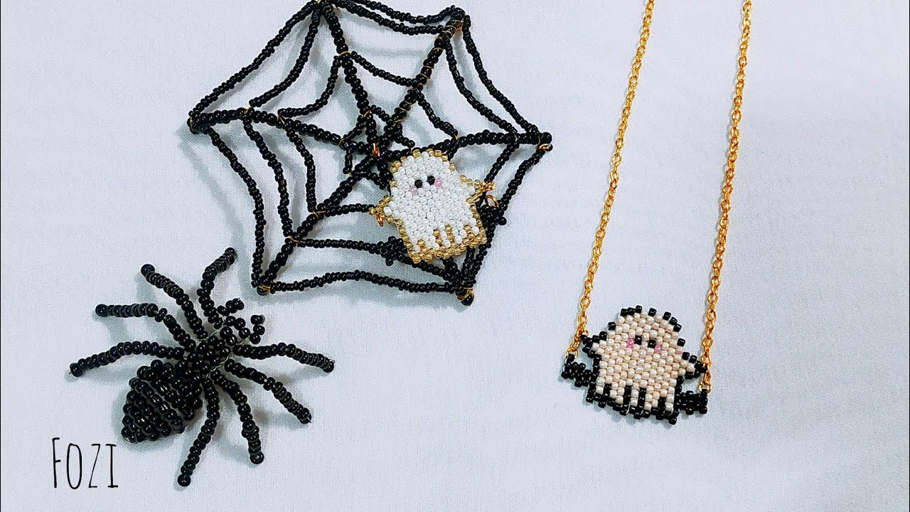 Beaded Ghost Pendant Tutorial: Create Your Own Spooky and Stylish Jewelry!