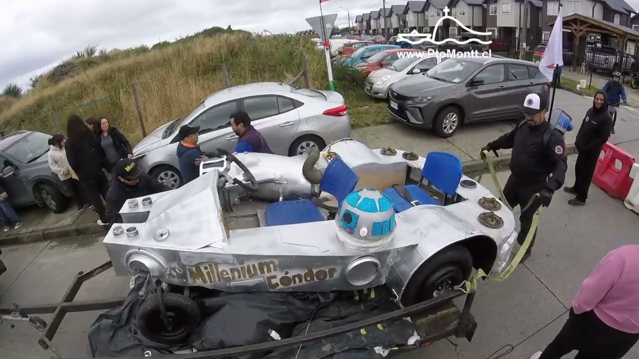 II de «Carros Locos» reunió a creativos pilotos en la Cuesta Los Espinillos de Puerto Montt