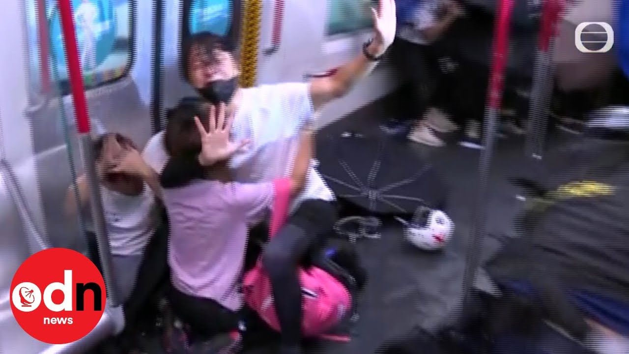 Hong Kong Police Use Heavy-Handed Tactics at Prince Edward Metro Station