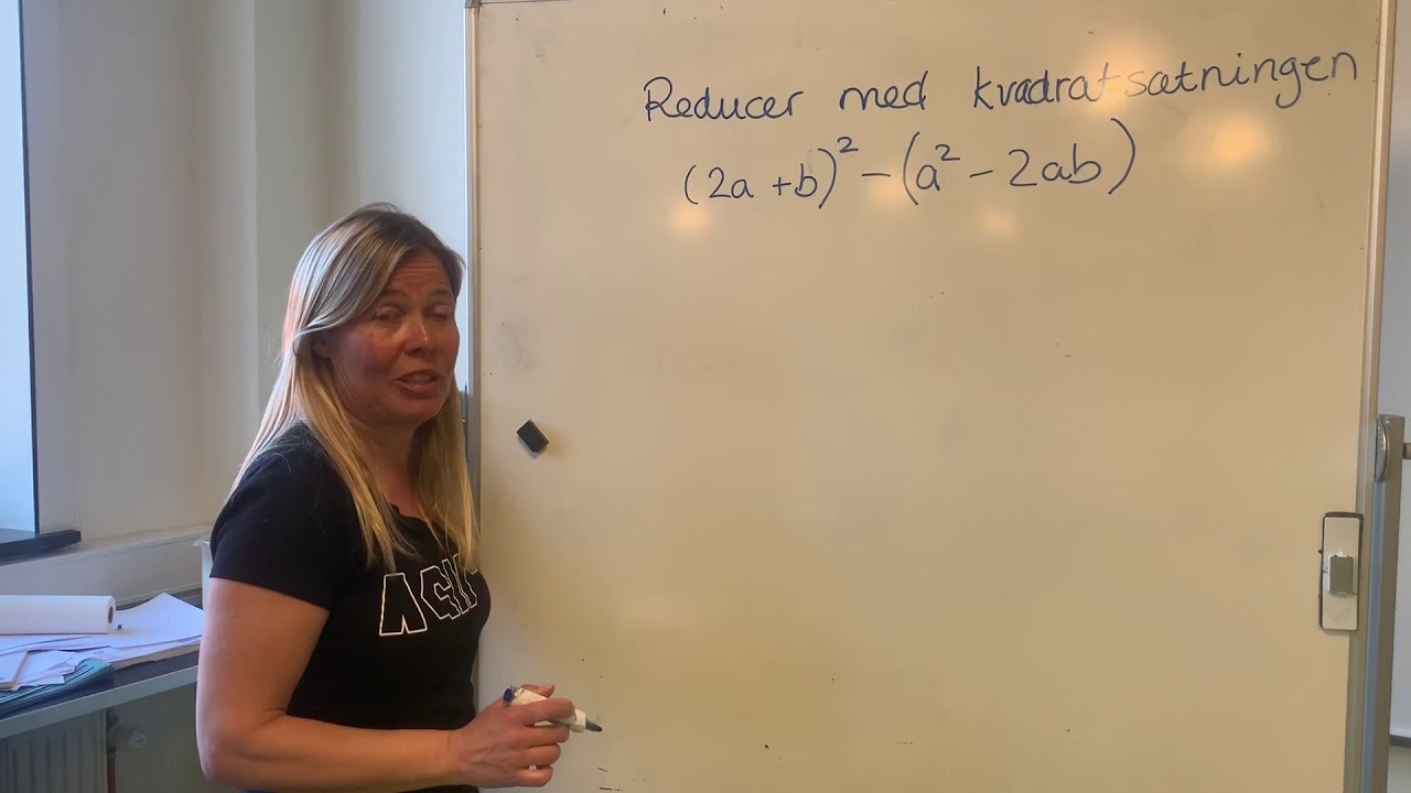 Reducer med kvadratsætninger