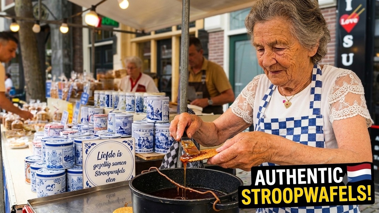 PYSZNE holenderskie jedzenie uliczne w Alkmaar?