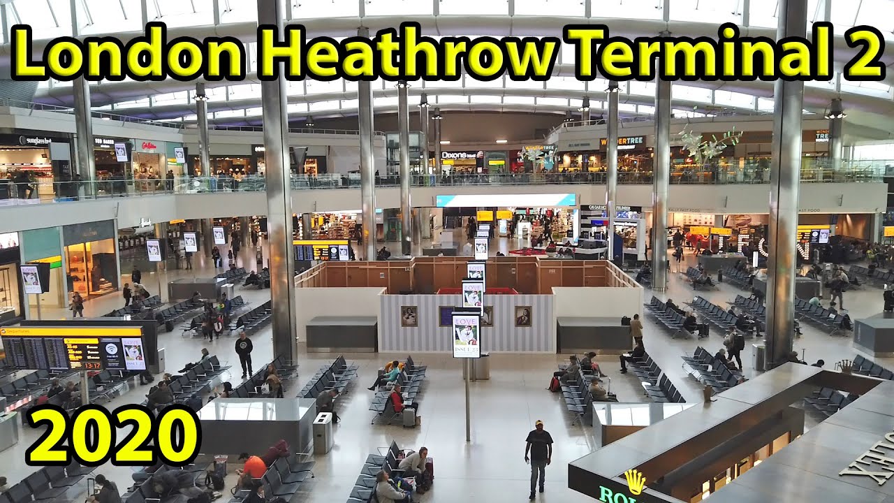Heathrow Terminal 2 Departure Hall 2020