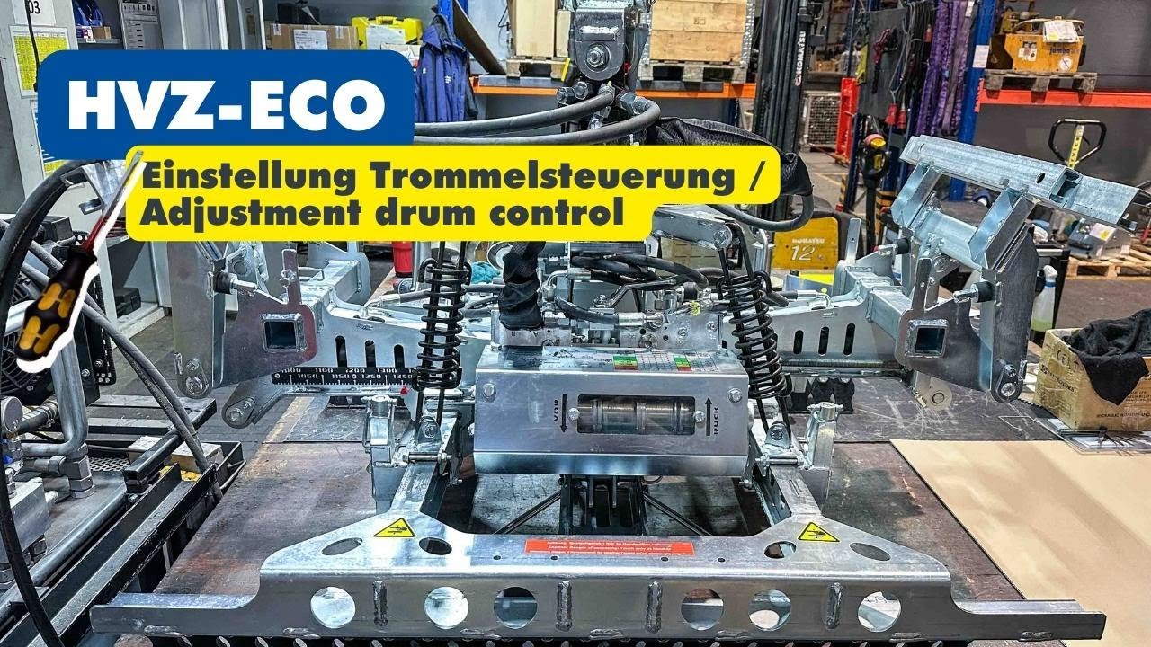 Adjustment drum control of HVZ-ECO // Einstellung der Trommelsteuerung HVZ-ECO