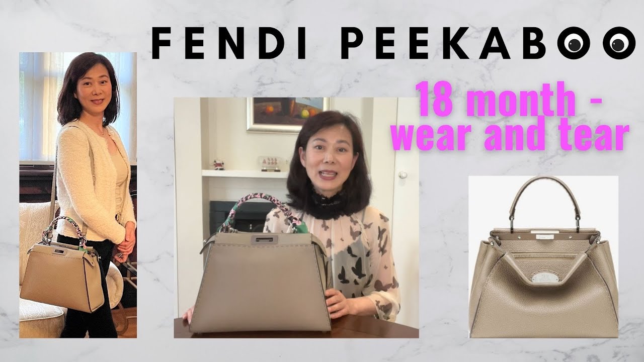 Fendi Peekaboo Iconic Medium in depth review  - 18 month Wear and Tear