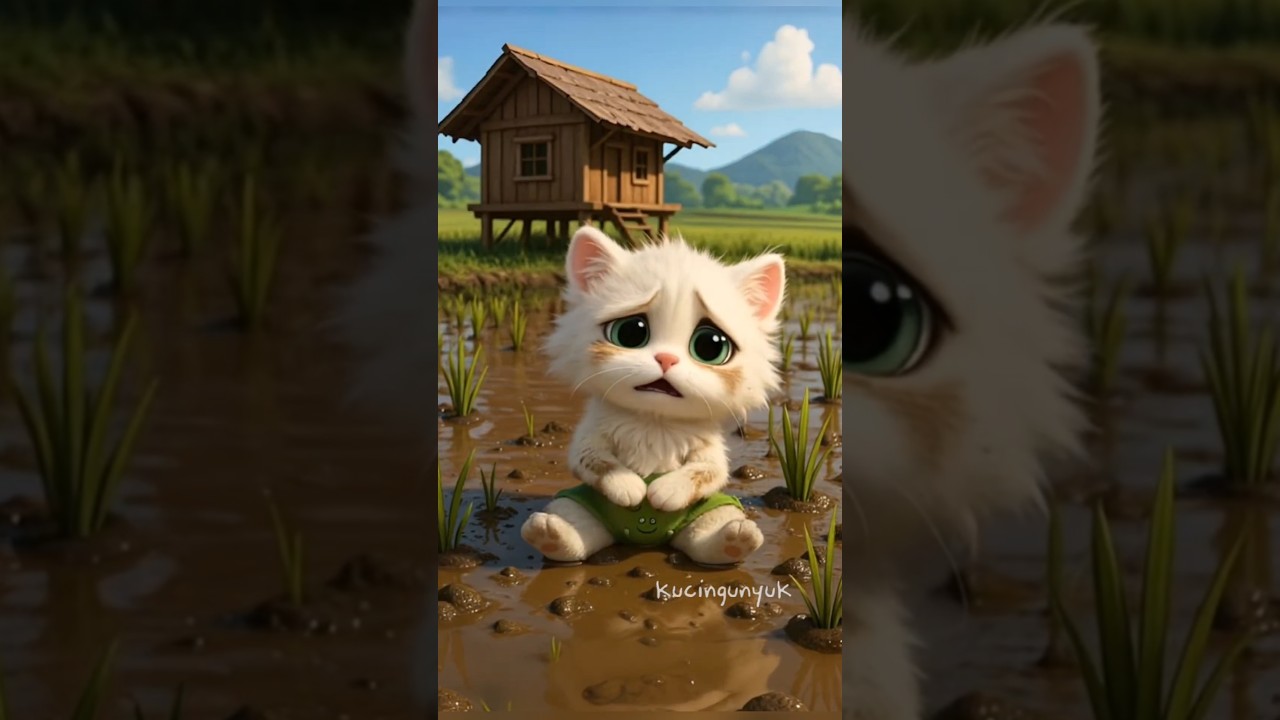 Kucing sedih ditinggal mama #kartunkucing #sedih