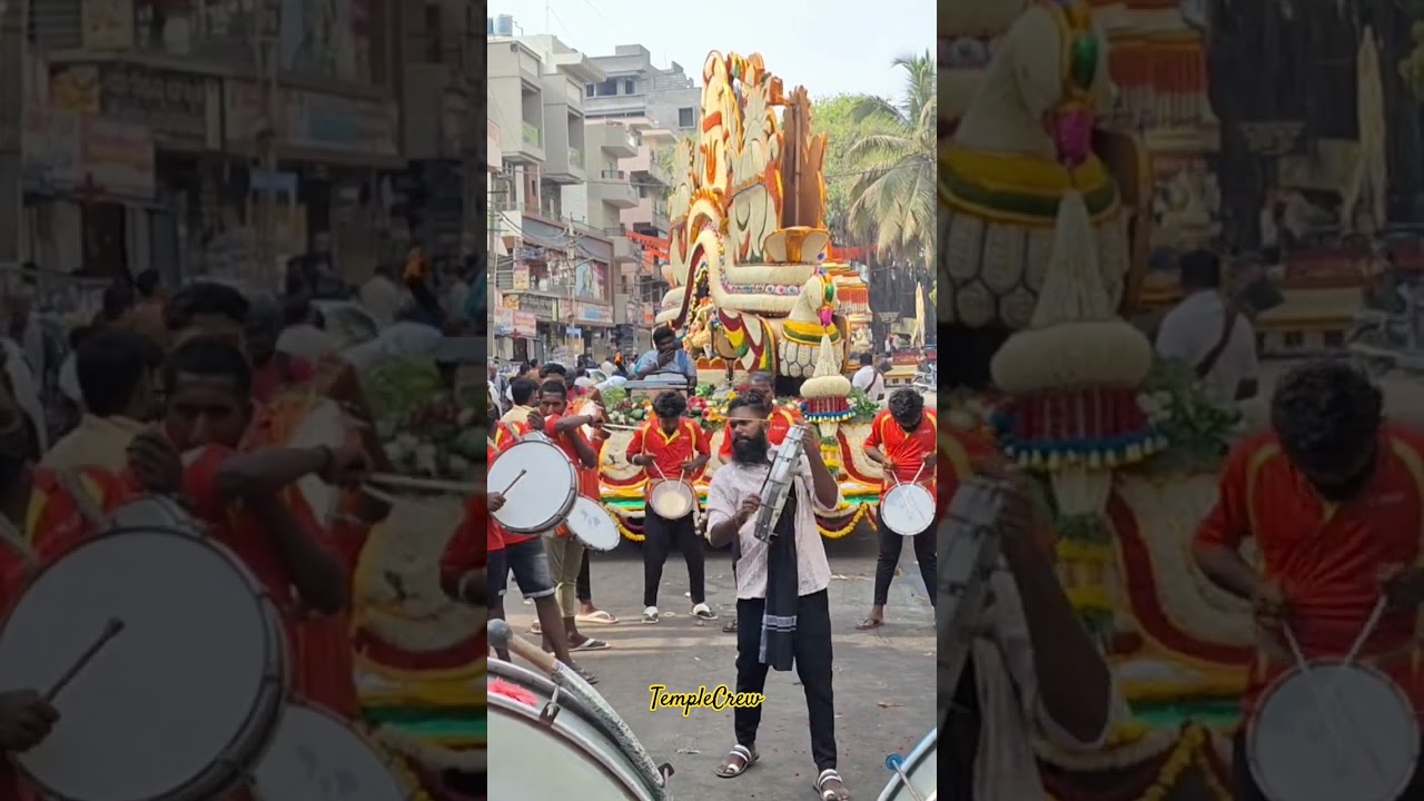 Bellandur Pallaki Utsava 2024 #viral #tamate #dance #festival #Pallaki #bellandur @templecrewww