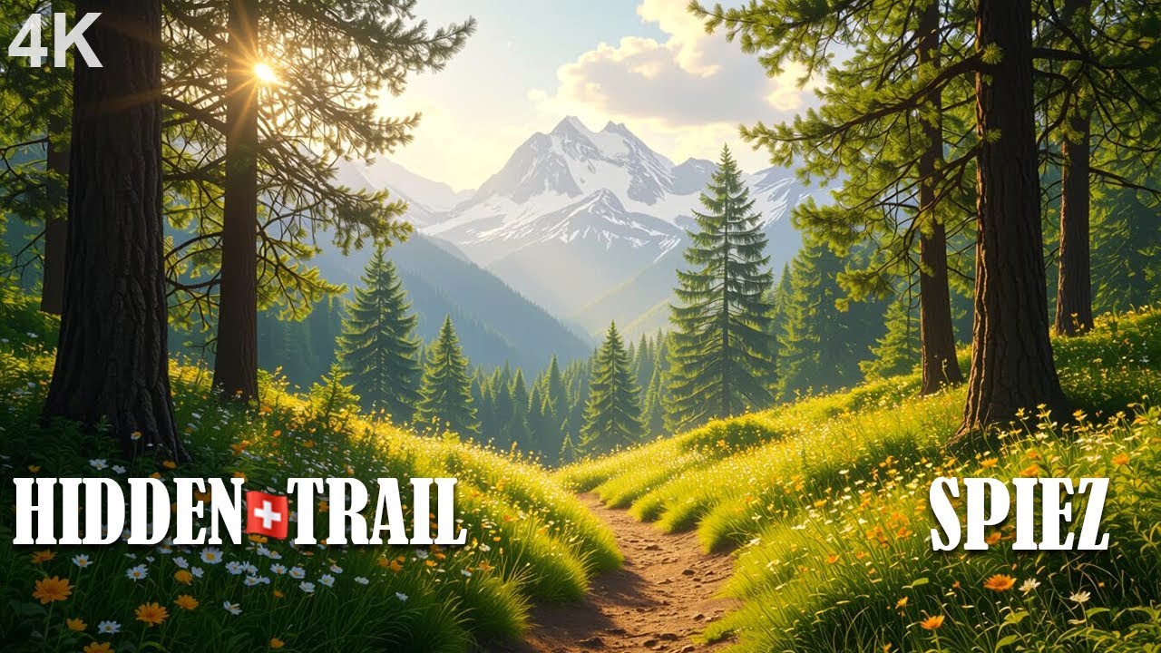 A Magical Swiss Forest Walk You’ve Never Seen Before | Spiez to Faulensee Walking Tour 4K