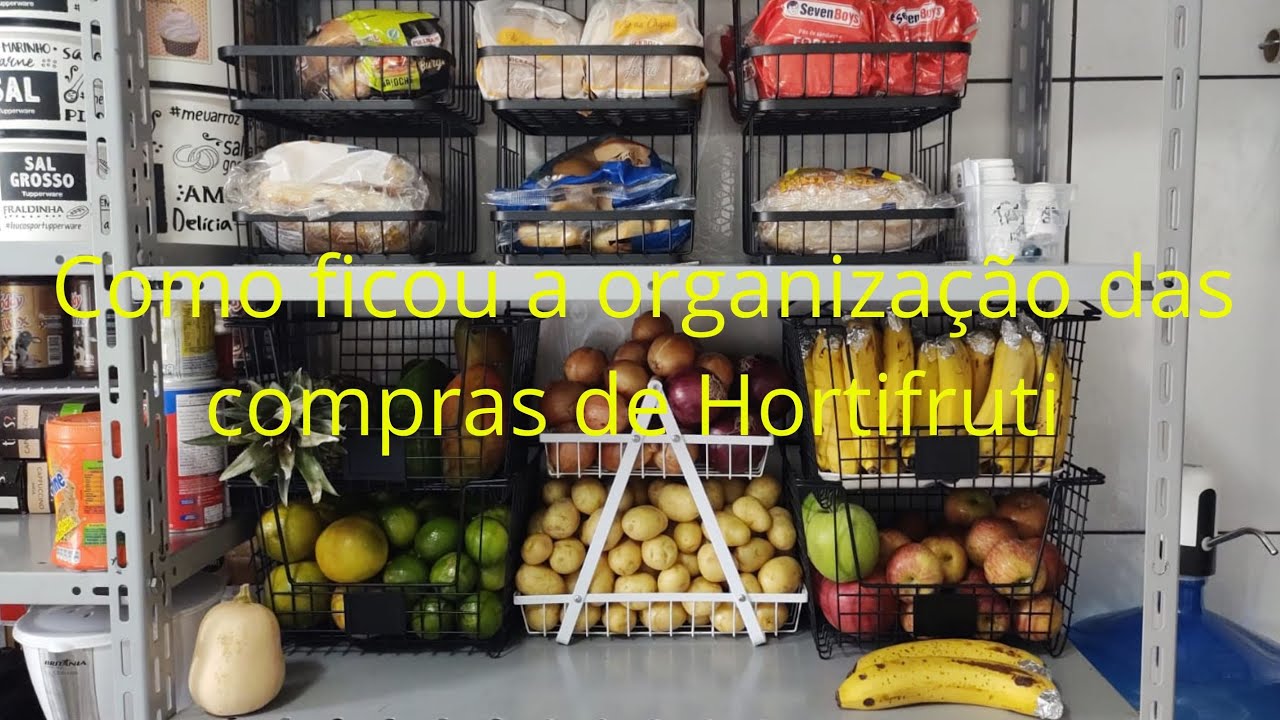 Como ficou a organização das compras de Hortifruti. #viralvideo #organização #inscritos 