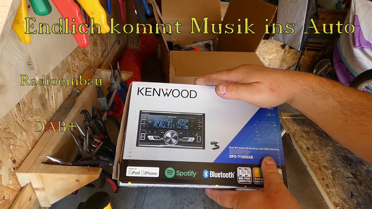 Radioeinbau im Tigra B oder baugleich Kennwood DPX 7100 DAB