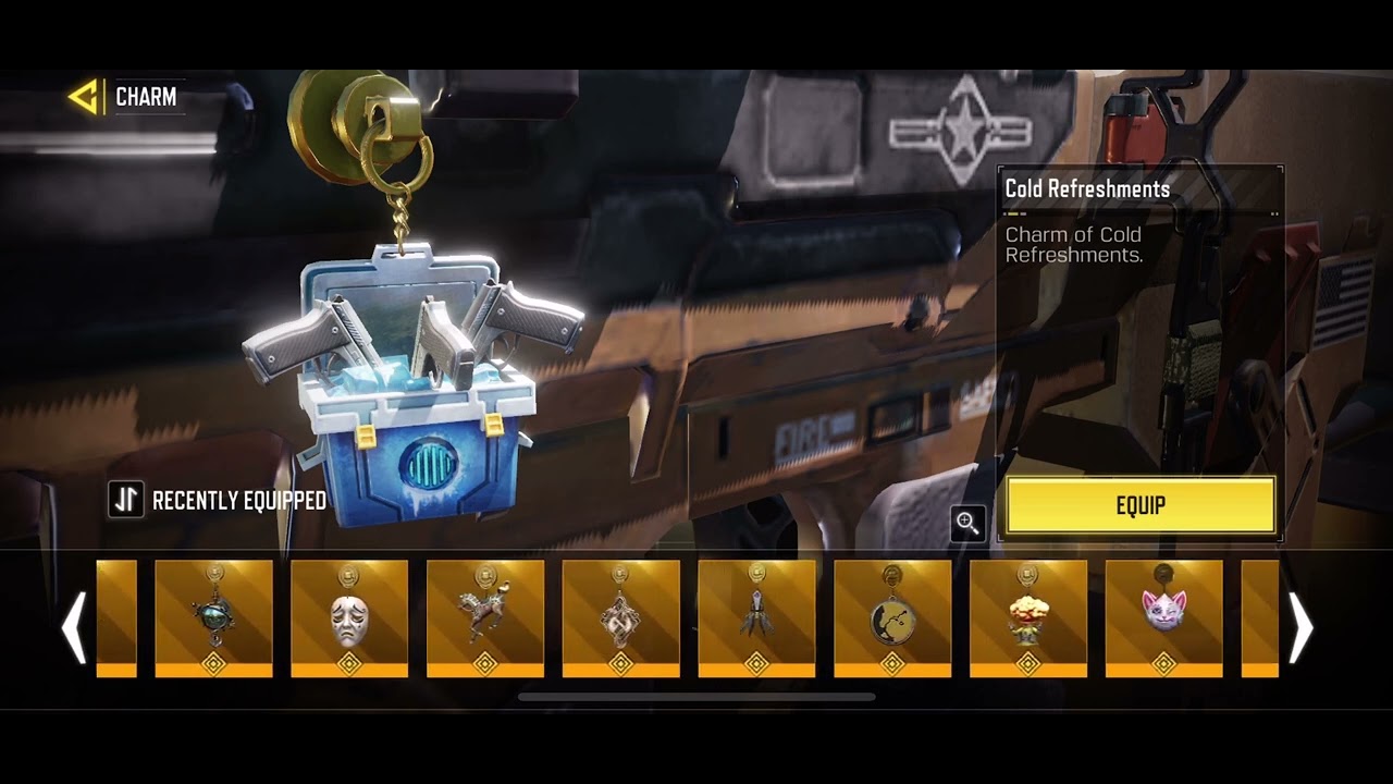 Charm menu