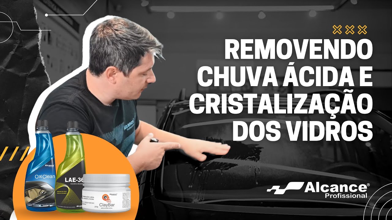 Remoção de chuva ácida e cristalização de vidros