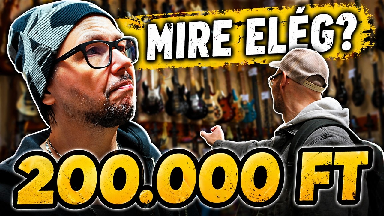 Komplett Elektromos Git&aacute;r Szett 200.000 Forintb&oacute;l? Mi ezeket venn&eacute;nk!