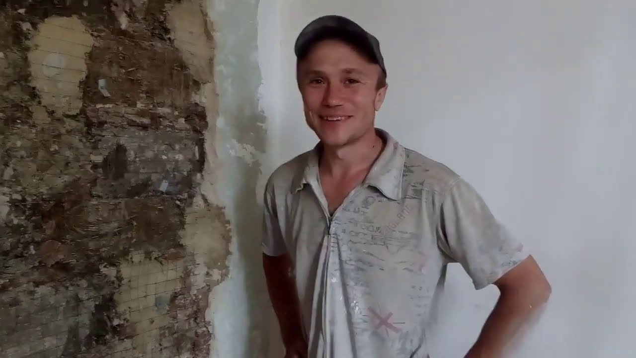 Штукатурка саманной стены