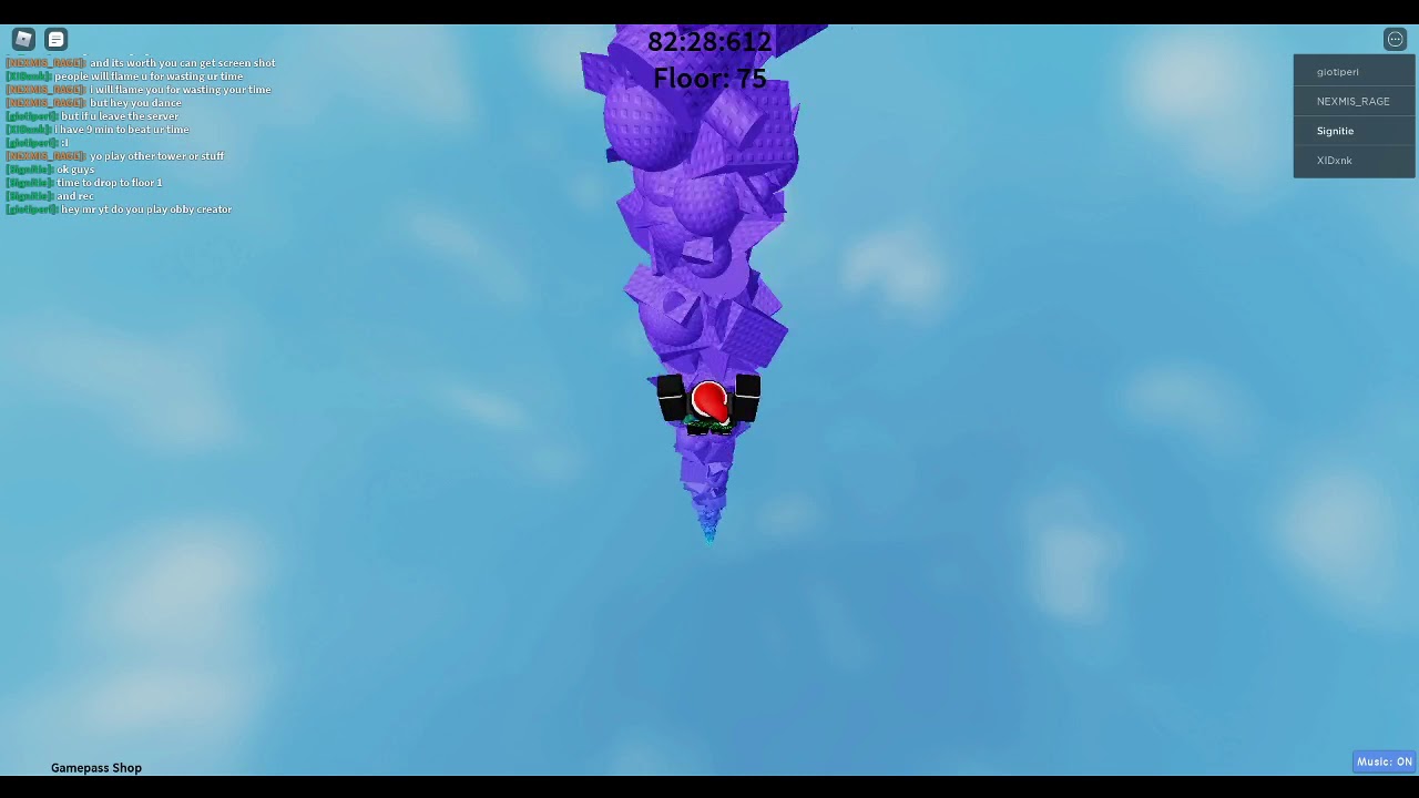 Jumping off Great Citadel of Gay