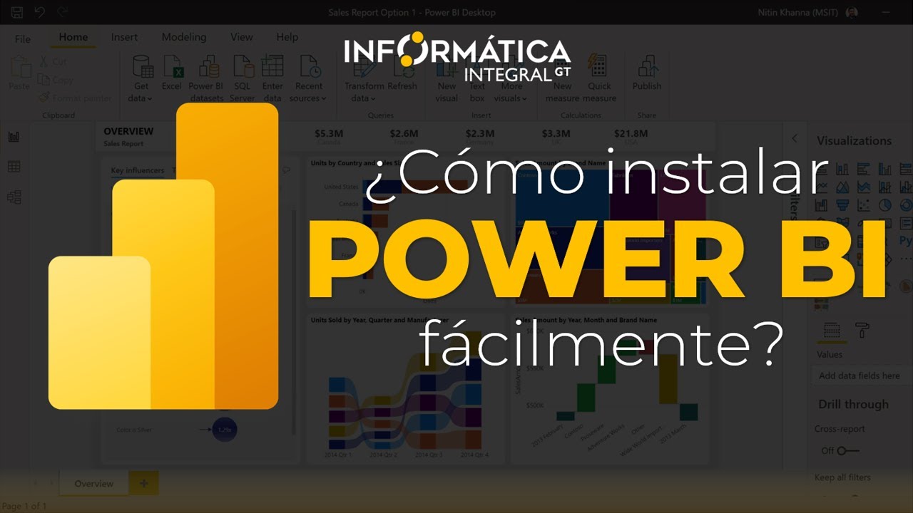 COMO DESCARGAR E  INSTALAR POWER BI  |  EXPLICACIÓN INICIAL   | CURSO DE POWER BI