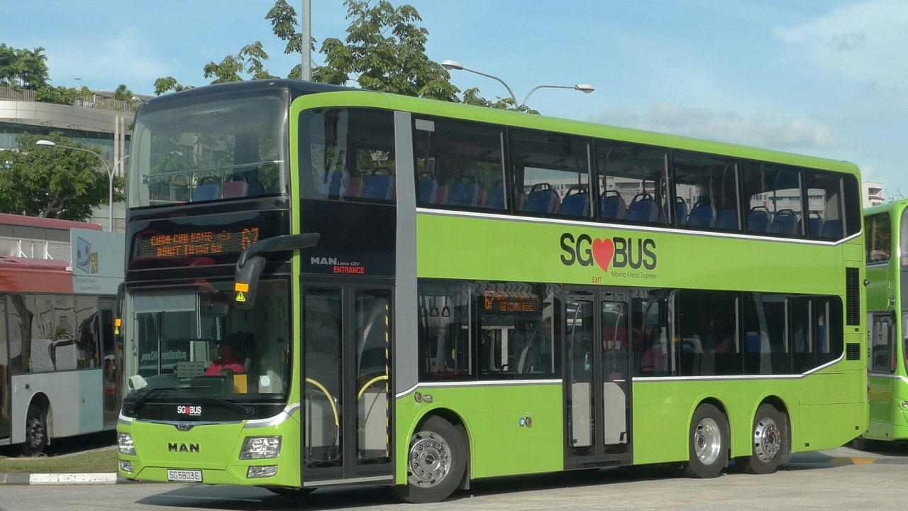 SMRT Bus Service 67, SG5801K (Full Trip) (Direction 2)