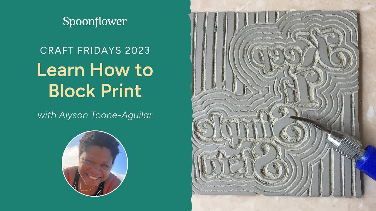 Block Printing with Alyson Toone-Aguilar | Craft Friday