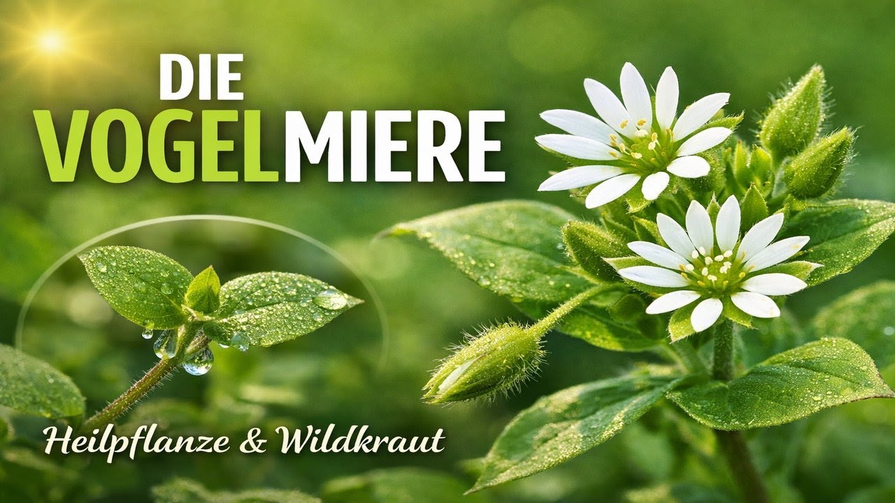 Die Vogelmiere (Stellaria media) ist ein echtes Superfood direkt vor unserer Haust&uuml;r