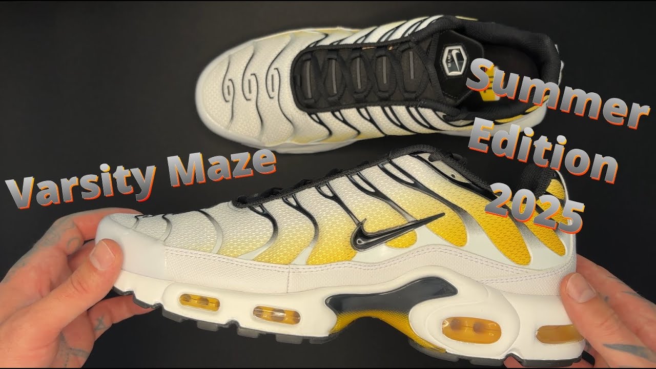 💛 Nike Air Max Plus TN - Varsity Maize (2025) (4K Detail Review )