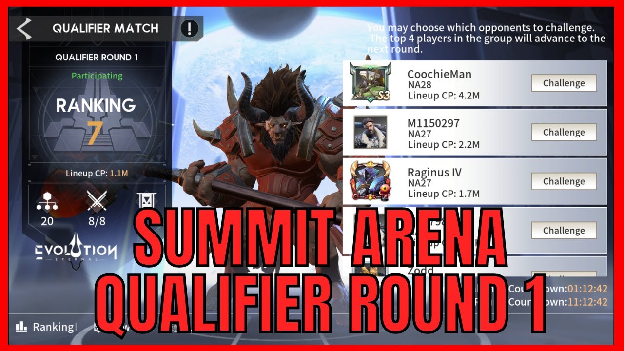 Summit Arena Qualifier Round 1 | Dec 13th 2022 | Eternal Evolution