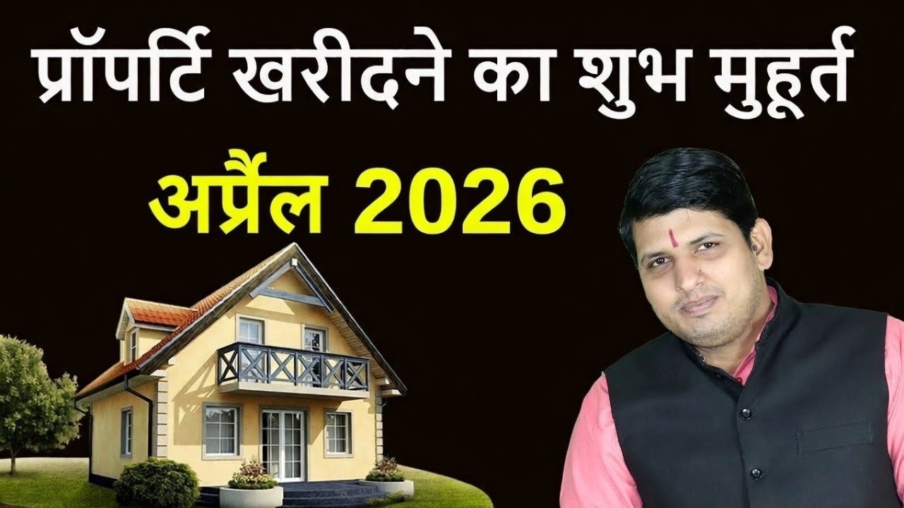 प्रॉपर्टी खरीदने का शुभ मुहूर्त अप्रैल 2026| Property Purchase Muhurt April 2026, Shubh muhurat