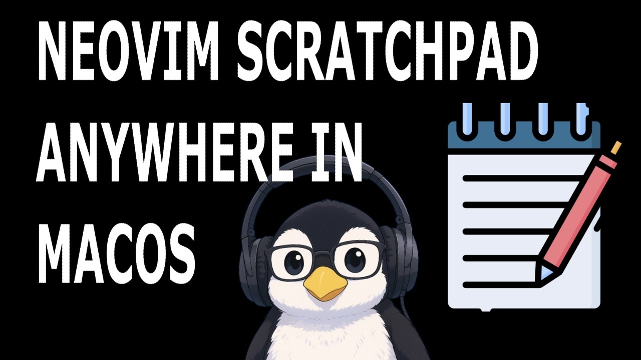 Sticky Togglable Scratchpad (Daily Notes) | Neovim | Wezterm | Aerospace | MacOS