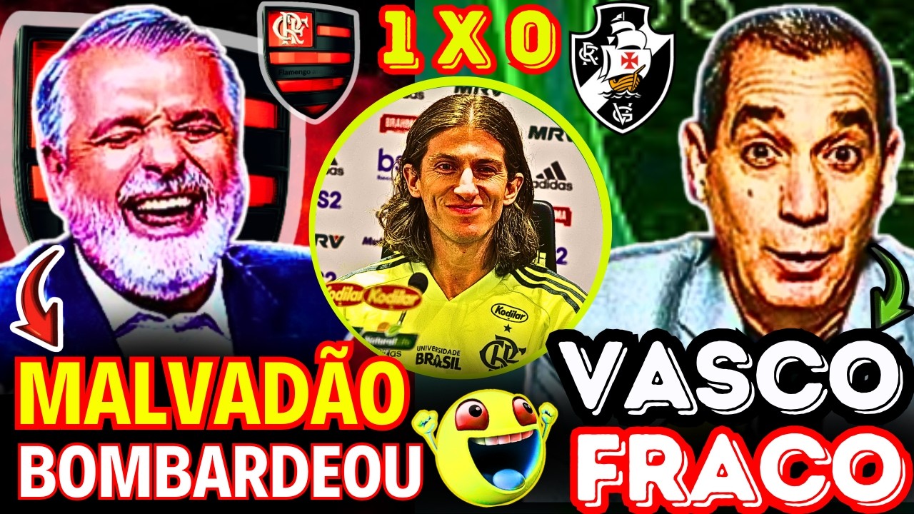 👉Flamengo BOMBARDEIA o Vasco e mídia se rende: Pascoal e Zinho cravam Mengão incomparável