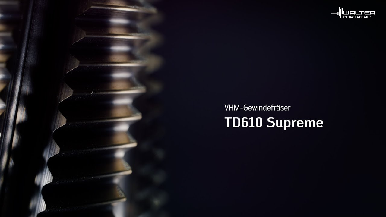 Walter TD610 Supreme - VHM Gewindefräser