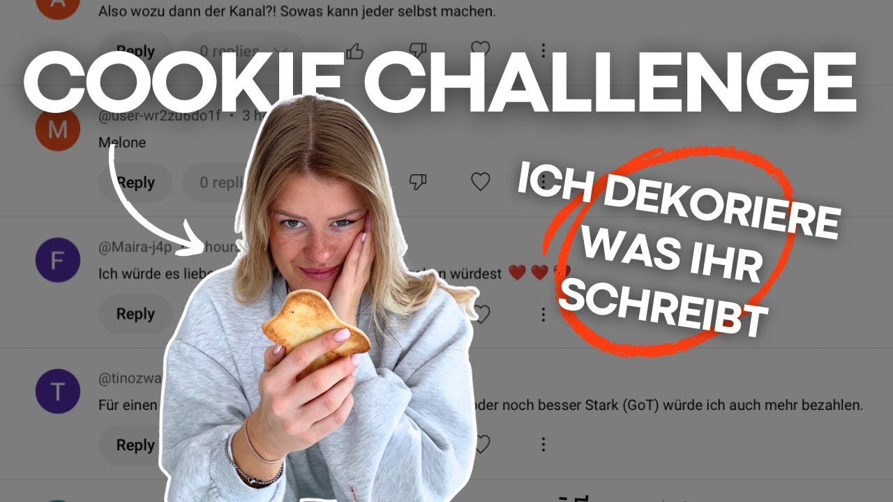 Cookie Challenge: Ich dekoriere 3 Kommentare! (Eins davon ist crazy 😅)