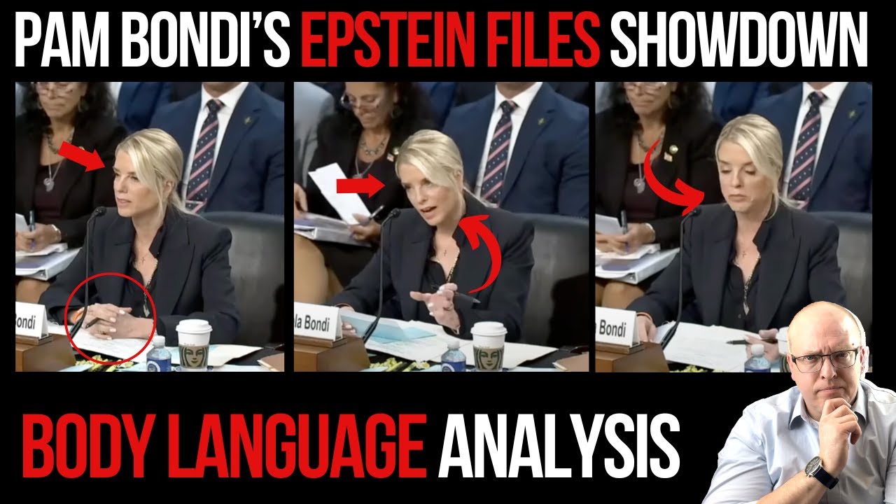 Pam Bondi’s Explosive Senate Showdown on Epstein Files: Body Language Analysis