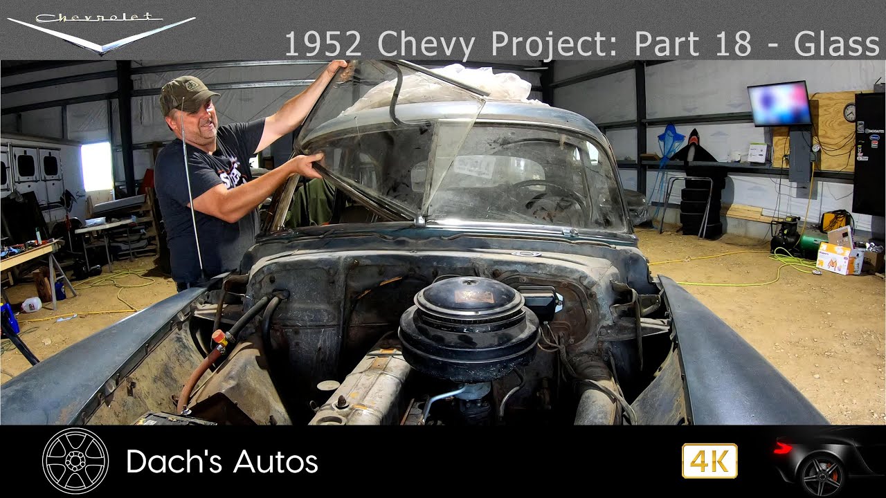 1952 Chevy Styleline Deluxe:  Part 18 - Glass Removal