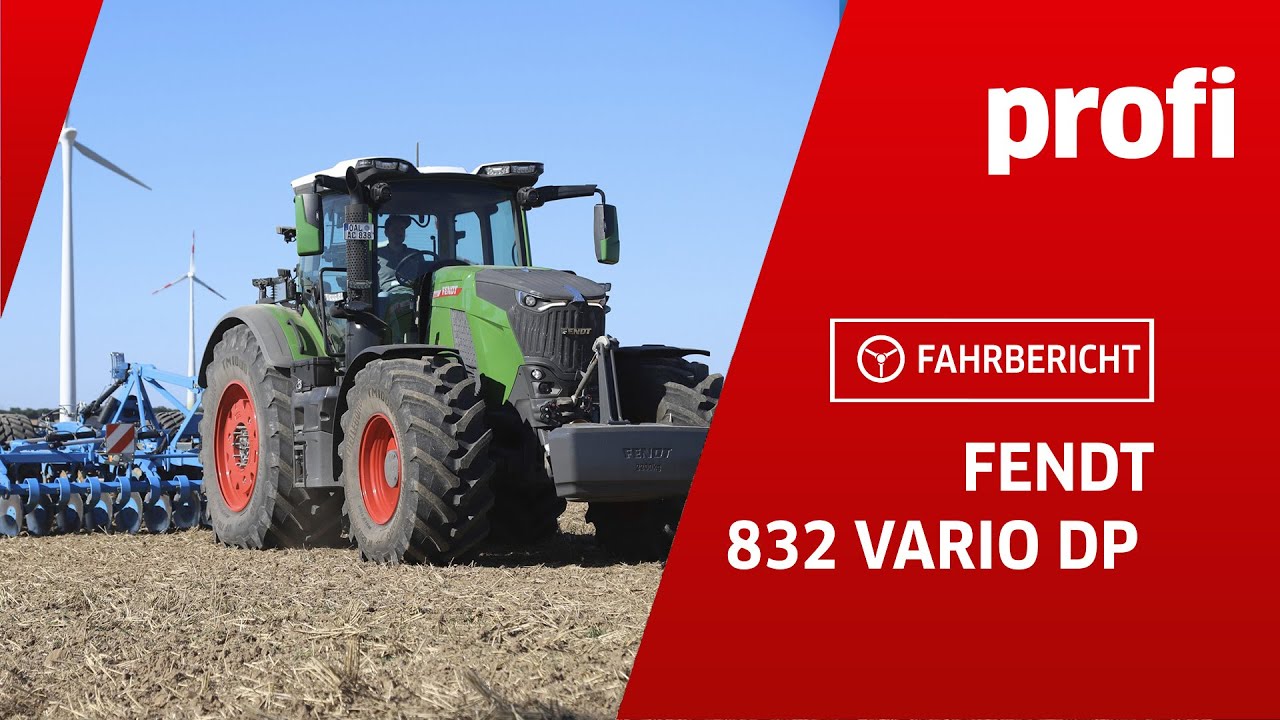 Neuer Traktor mit 343 PS! Fendt 832 Vario DP | #fahrbericht
