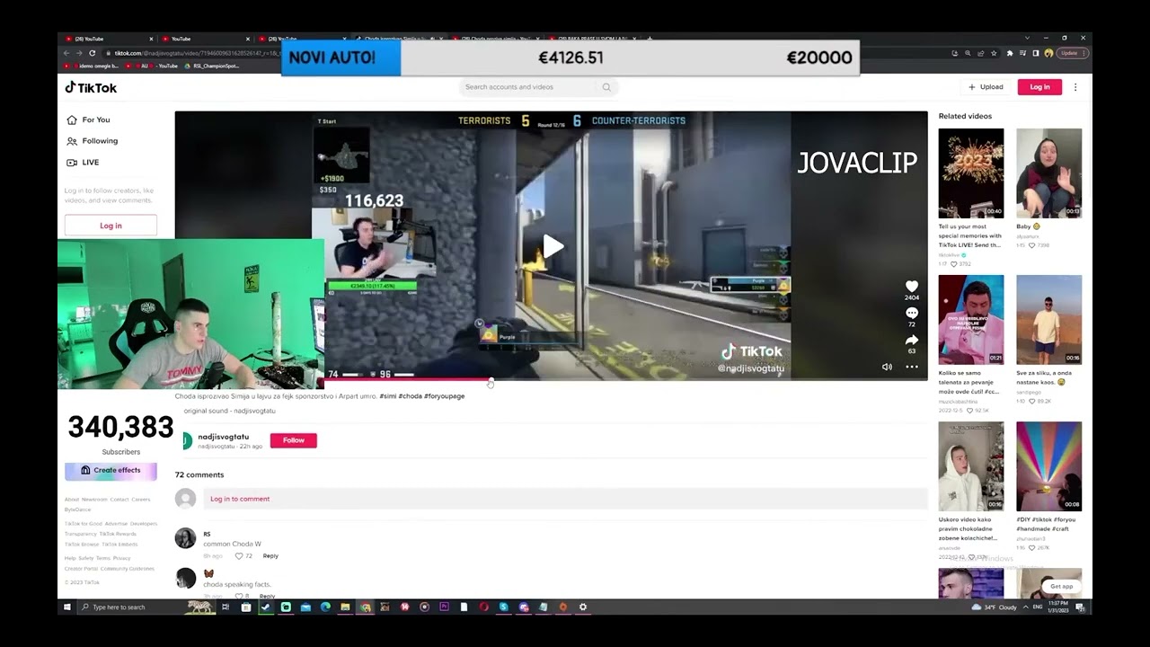 SIMI REAKCIJA NA CHODINE PROZIVKE*CEMU TO LIVE
