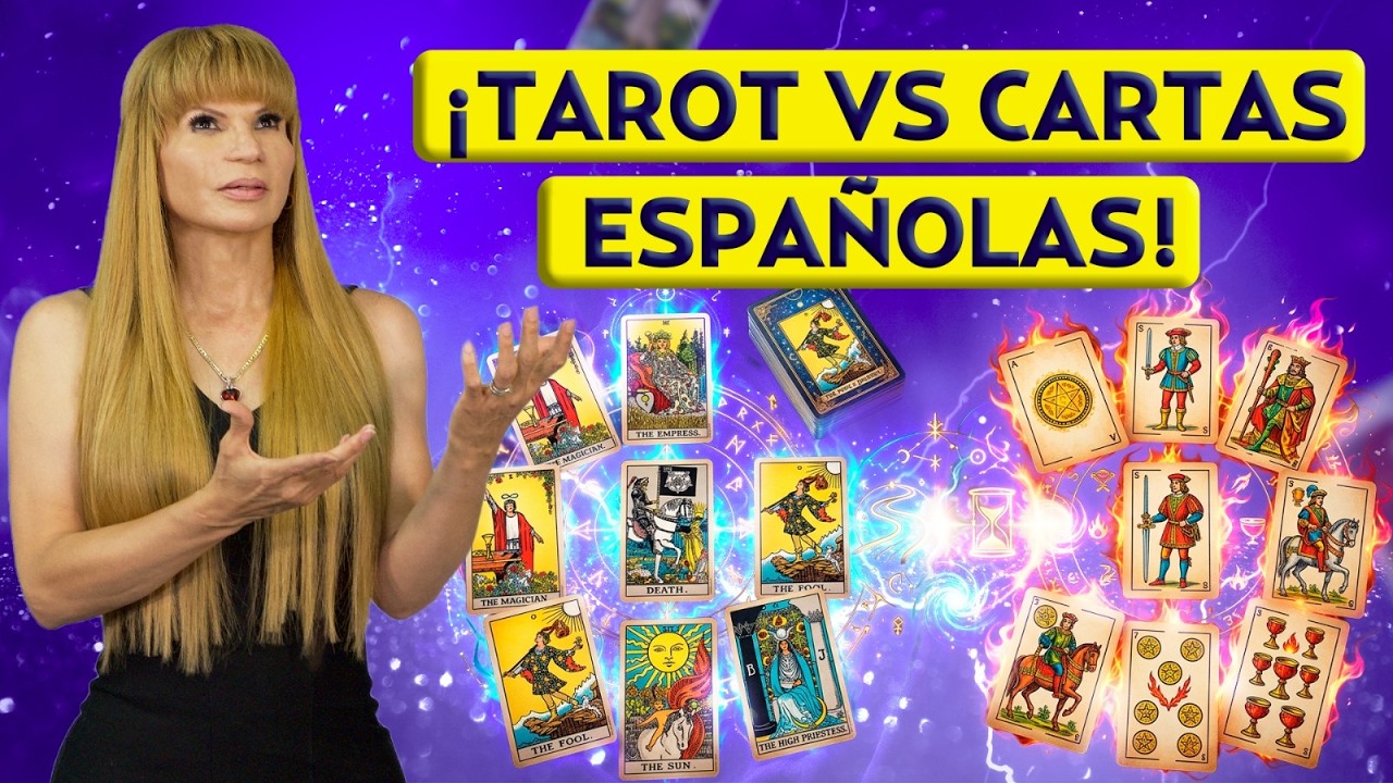 &iquest;Una es mejor que otra? Mhoni Vidente revela las diferencias entre el Tarot y las cartas espa&ntilde;olas
